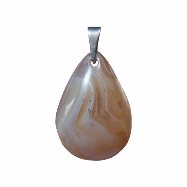 آویز گردنبند نقره عقیق پارس مدل A058، pars agate A058 Silver Necklace