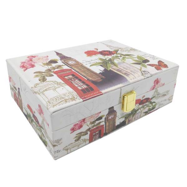 جعبه جواهرات کیدتونز طرح لندن کد KDT-021، Kidtunes London KDT-021 Jewellery Box