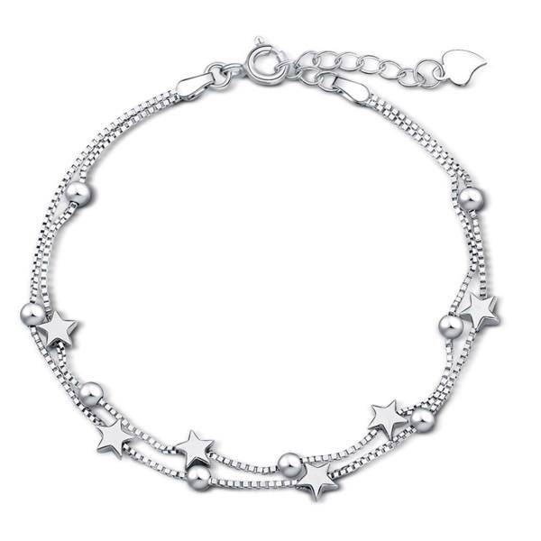 دستبند نقره شهر جواهر مدل SJ-BC023، Shahrejavaher SJ-BC023 Silver Bracelet