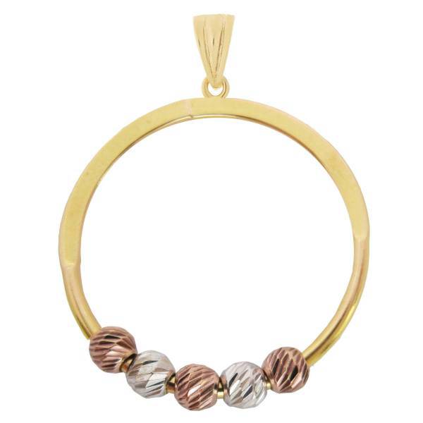 آویز گردنبند طلا 18 عیار شانا مدل N-SG62، Shana N-SG62 Gold Necklace Pendant Plaque
