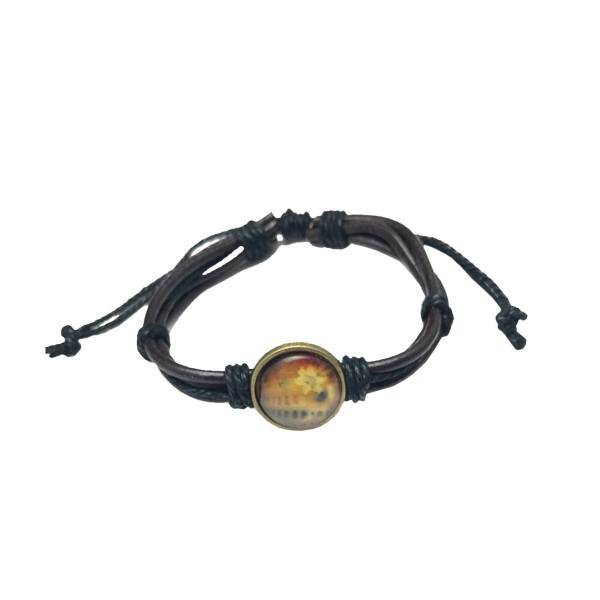 دستبند چرمی الفین مدل el02029، Elfin el02029 Leather Bracelet