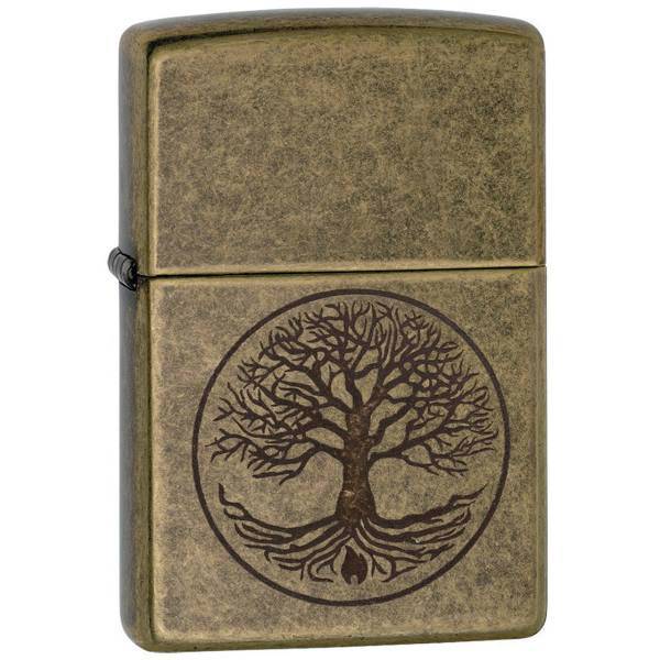 فندک زیپو مدل Tree Of life کد 29149، Zippo Tree Of life 29149 Lighter