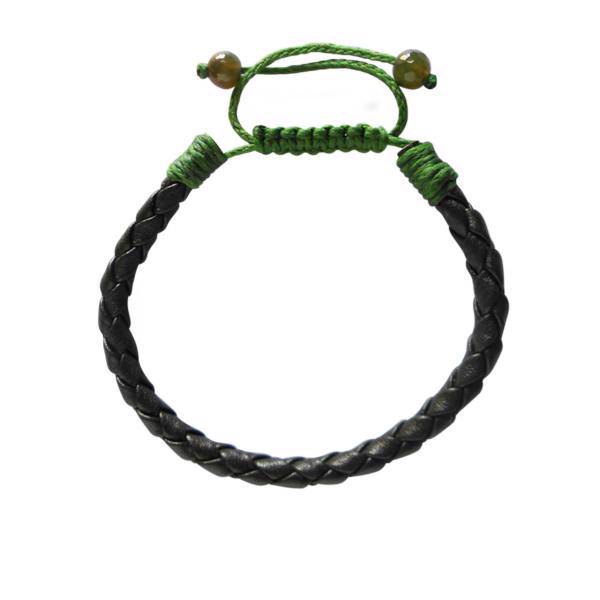 دستبند چرمی آتیس کد I800tie - gree، Atiss I800tie - green Leather Bracelet