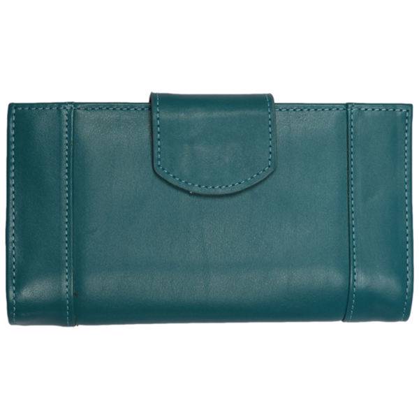 کیف پول زنانه رویال چرم کد W18-Turquoise