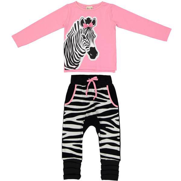 ست لباس دخترانه موشی مدل 16S1-024، Mushi 16S1-024 Baby Girl Clothing Set