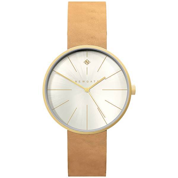 ساعت مچی عقربه ای زنانه نیوگیت مدل The New York Gold And Tan Strap، Newgate The New York Gold And Tan Strap Woman Watch