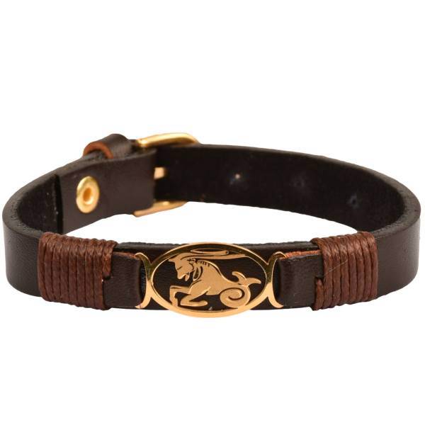 دستبند چرمی کهن چرم طرح تولد دی مدل BR46-7، Kohan Charm dey BR46-7 Leather Bracelet