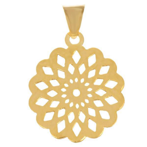 آویز گردنبند طلا 18 عیار ماهک مدل MM0437، Maahak MM0437 Gold Necklace Pendant Plaque