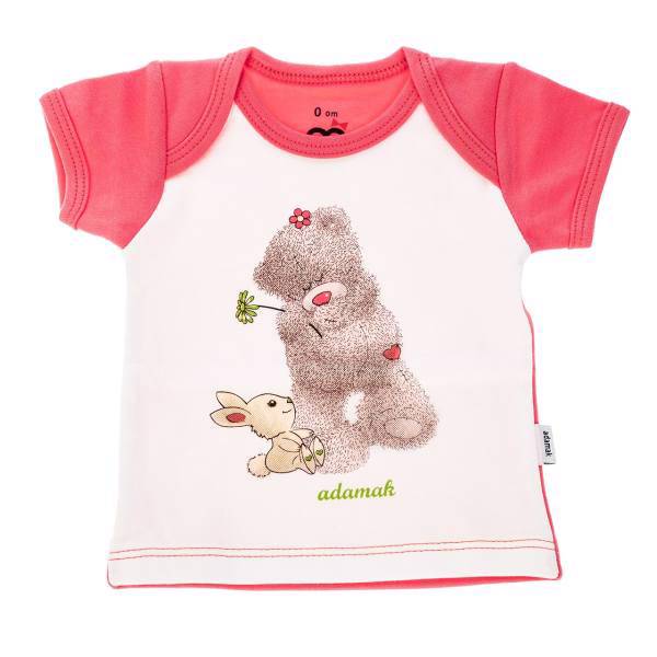 تی شرت آستین کوتاه نوزادی آدمک مدل Woolly Bear، Adamak Woolly Bear Baby T Shirt With Short Sleeve