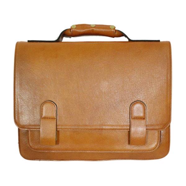 کیف اداری چرم طبیعی مردانه چرم آرا مدل e028