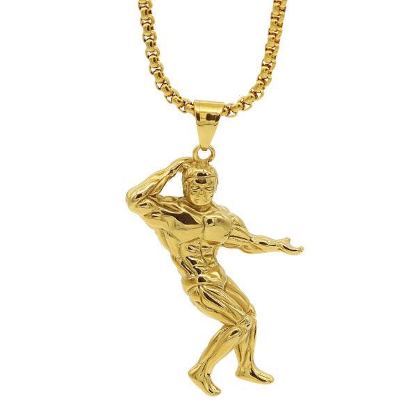 گردنبند لوکسین طرح بدنسازی مدل N501، Loxin Bodybuilding N501 Necklace