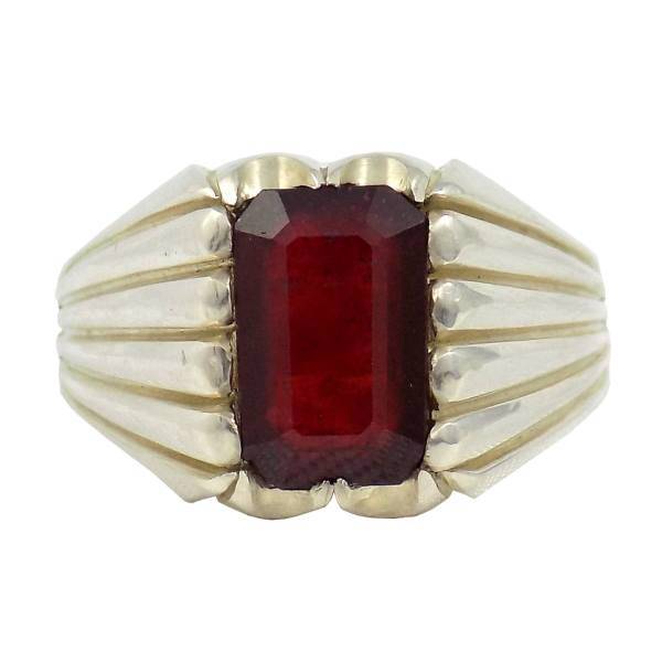 انگشتر نقره تاج گوهر مدل TG149