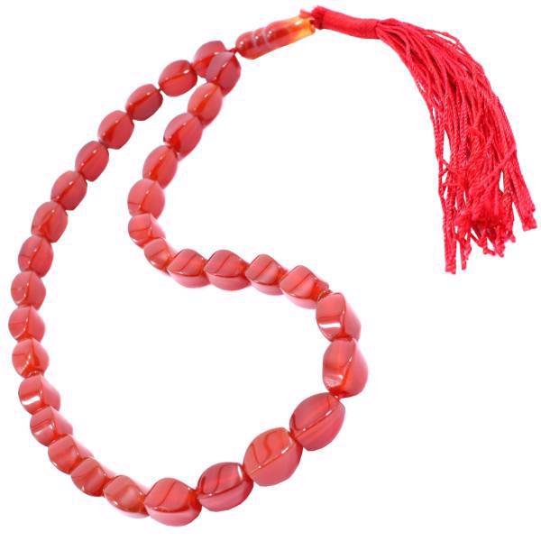 تسبیح آکو جواهر مدل Agate Cut R33، Ako Javaher Agate Cut R33 Tasbih