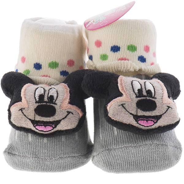 جوراب عروسکی بور بیر طرح میکی موس، Baoer Beier Mickey Mouse Socks