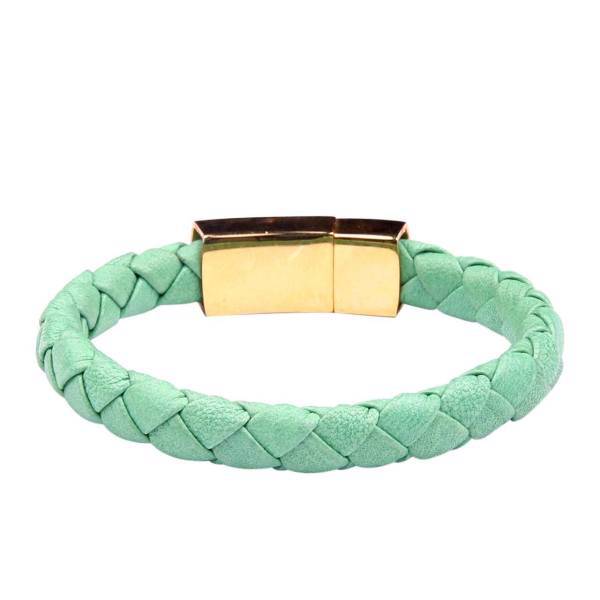 دستبند چرمی آتیس کد I110013SEA، Atiss I110013SEA Leather Bracelet