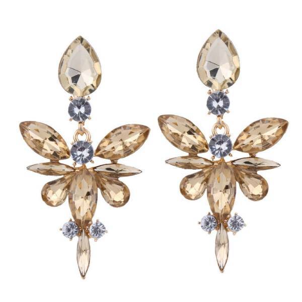 گوشواره کریستال الفین مدل el04010، Elfin el04010 Cristal earring