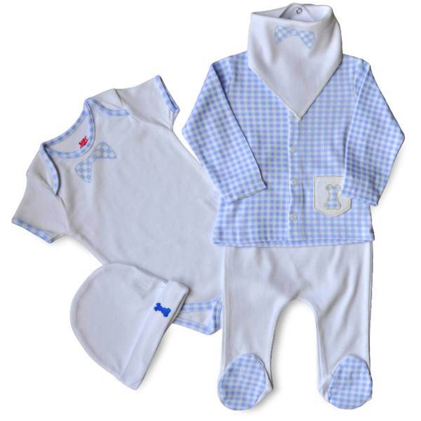 ست لباس پسرانه بیبی کرنر مدل 2050، Baby Corner 2050 Baby Boy Clothing Set