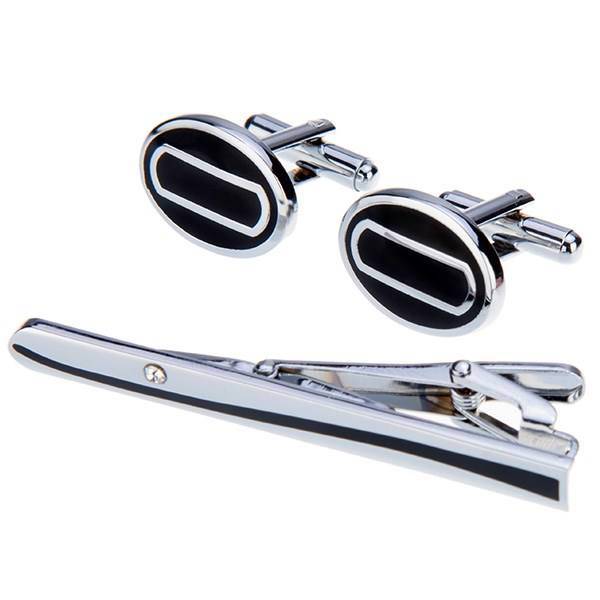 دکمه سر دست و گیره کراوات جی دبلیو ال مدل CL14044، JWL CL14044 Cufflinks