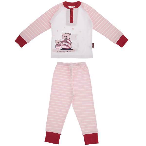 ست لباس پسرانه آدمک مدل 1180002R، Adamak 180002R Baby Boy Clothing Set