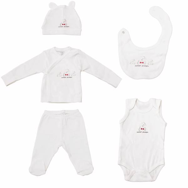 ست لباس نوزادی اندی واوا مدل 1203، Andy Wawa 1203 Baby Clothes Set