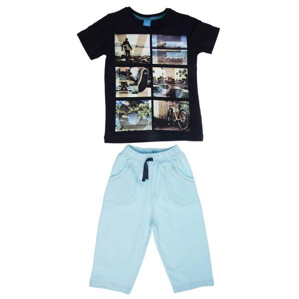 ست لباس پسرانه بنو بنت مدل L031، Beno Bent L031 Boys Clothes Set