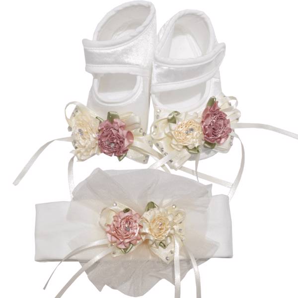 ست هدبند و پاپوش کارامل مدل 26143، Caramell 26143 Headband And Footwear
