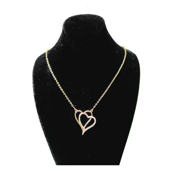 گردنبند گالری کالاکولا مدل دل تو دل