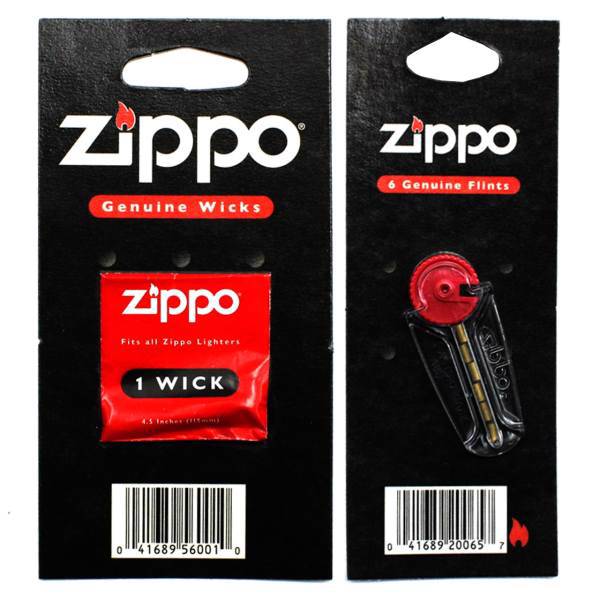 مجموعه دو عددی فیتیله و سنگ فندک زیپو مدل AY2451، Zippo AY2451 Accessories 2 Pcs