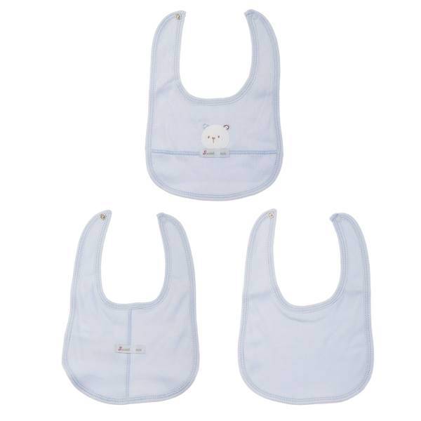 پیشبند کارامل مدل 2076B بسته 3‌ عددی، Caramell 2076B Baby Bib 3pcs