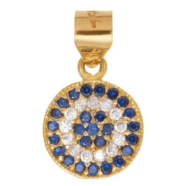 آویز گردنبند طلا 18 عیار رزا مدل N043، Rosa N043 Gold Necklace Pendant Plaque