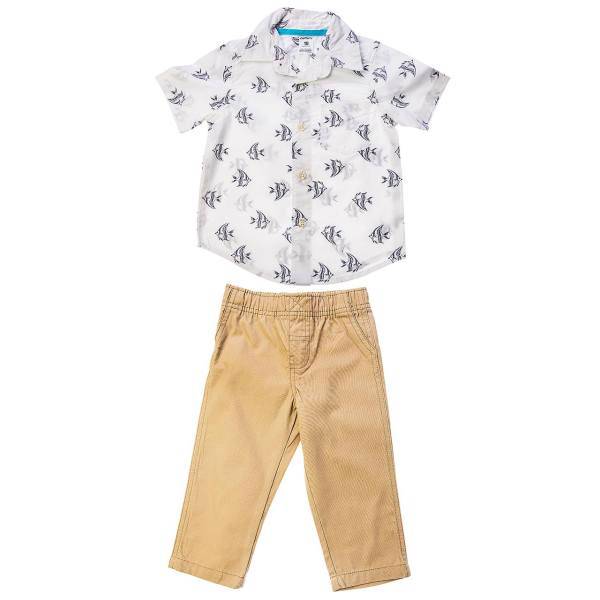 ست لباس پسرانه کارترز مدل 1281، Carters 1281 Baby Boy Clothing Set