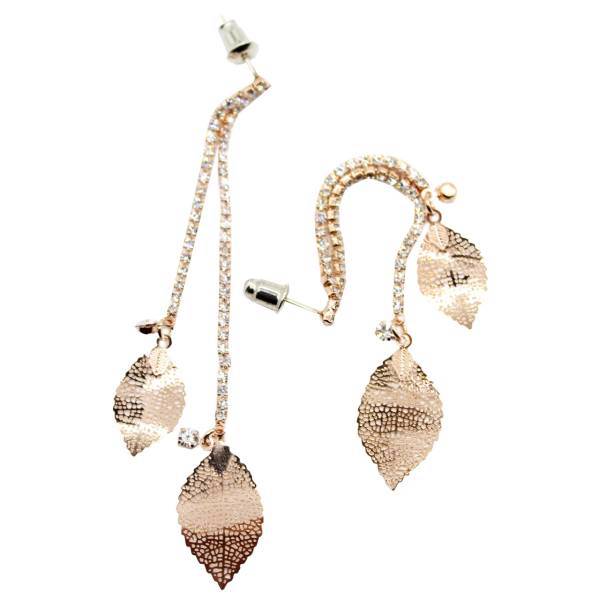 گوشواره آویز کیدتونز طرح برگ کد KBE-008