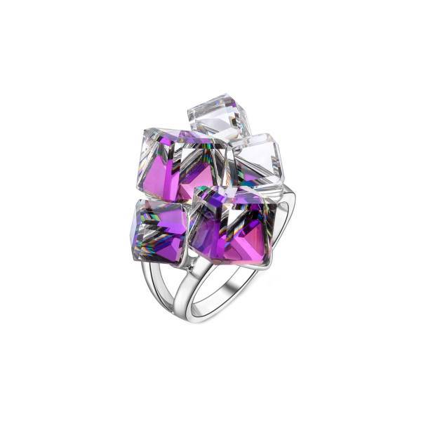 انگشتر ایزابلا مدل کریستال بنفش، Izabella Violet Crystal Ring