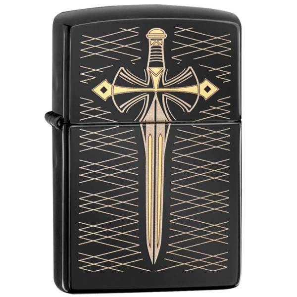 فندک زیپو مدل Dagger Ebony کد 28799، Zippo Dagger Ebony 28799 Lighter