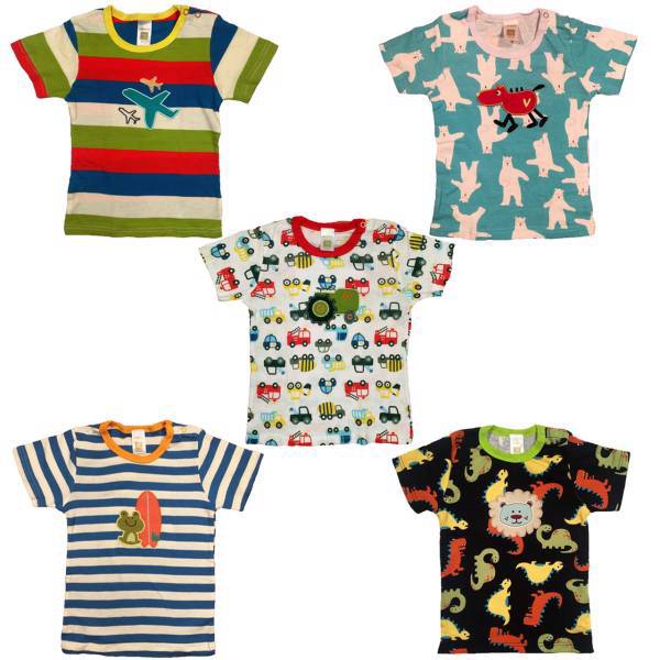 ست تیشرت کارترز مدل 601-24-1 بسته 5عددی 18تا24ماه، carters 601-24-1 tshirt 5pack