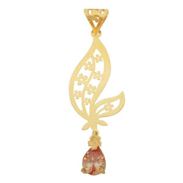 آویز گردنبند طلا 18 عیار شانا مدل N-SG71، Shana N-SG71 Gold Necklace Pendant Plaque