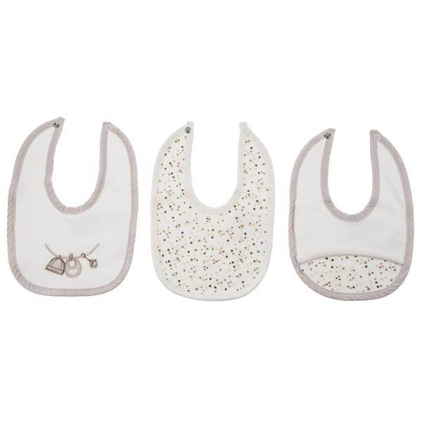 پیشبند بیبی دال مدل 70931BR بسته 3 عددی، Baby Doll 70931BR Baby Bib 3pcs