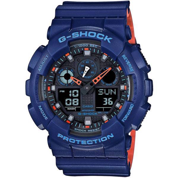 ساعت مچی عقربه ای مردانه کاسیو مدل GA-100L-2ADR، Casio GA-100L-2ADR Watch For Men