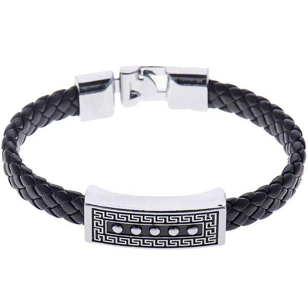 دستبند چرمی جی دبلیو ال مدل B15145، JWL B15145 Bracelets