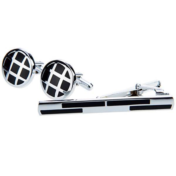 دکمه سر دست و گیره کراوات جی دبلیو ال مدل CL14038، JWL CL14038 Cufflinks