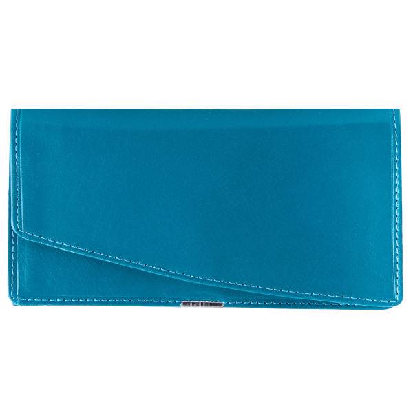 کیف پول زنانه رویال چرم کدW10-Turquoise