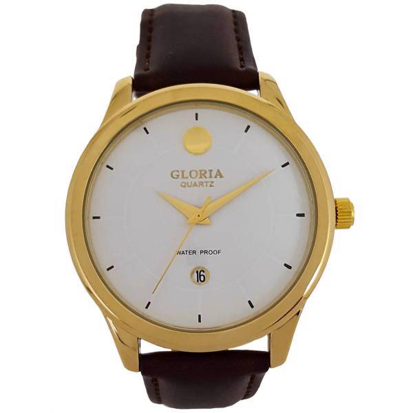 ساعت مچی عقربه ای گلوریا مدل 1064-Gold، Gloria 1064-Gold Watch For Men