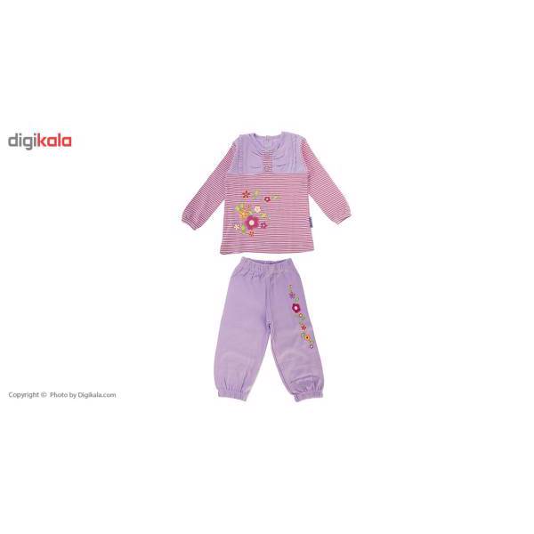 ست لباس دخترانه آدمک مدل 1139011V، Adamak 1139011V Baby Girl Clothing Set