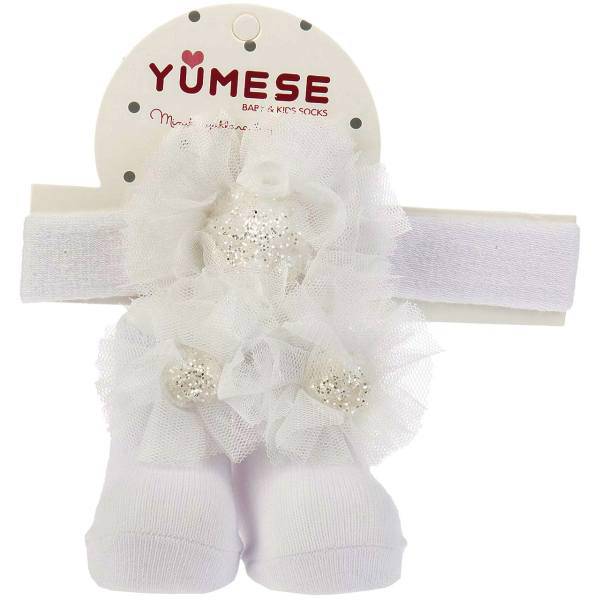 ست هدبند و جوراب یومسه مدل W3779، Yumese W3779 Headband and Socks