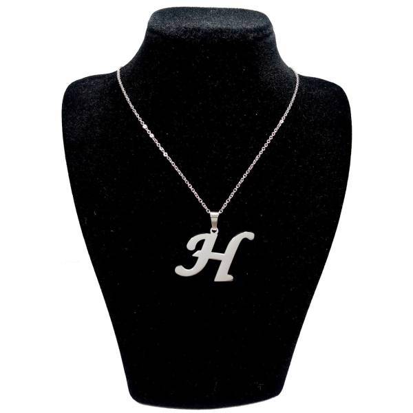 گردنبند آی جواهر طرح H کد 11107GH