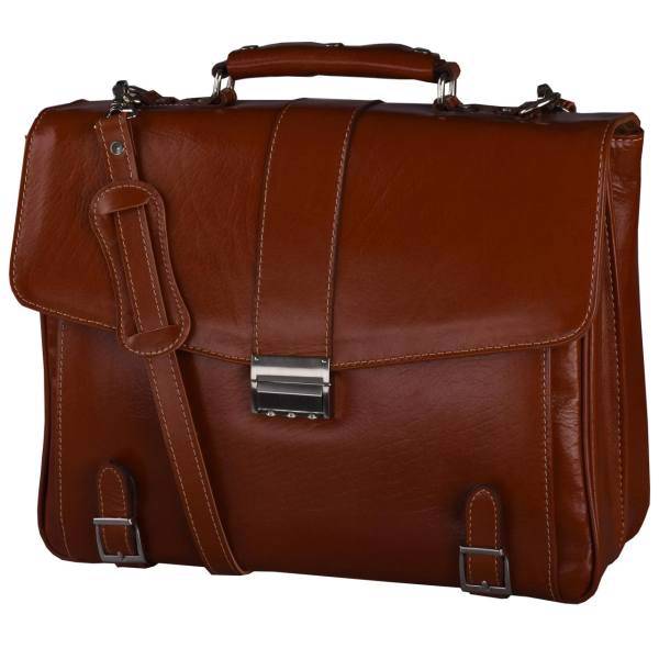 کیف اداری چرم طبیعی کهن چرم مدل L78، Kohan Charm L78 Leather Office Bag