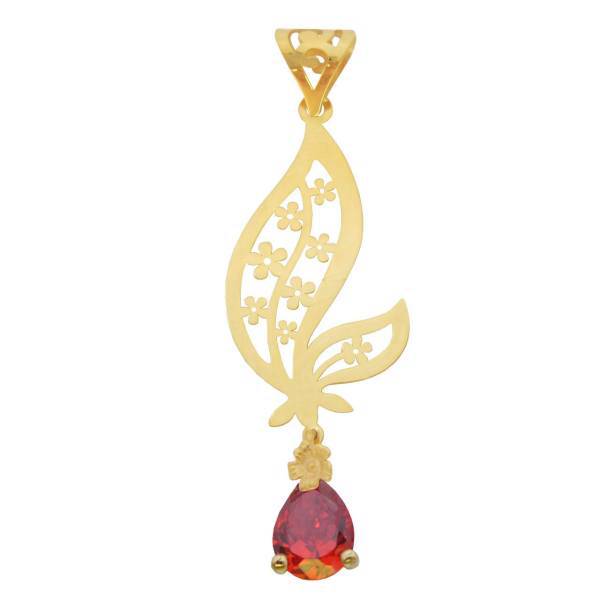 آویز گردنبند طلا 18 عیار شانا مدل N-SG73، Shana N-SG73 Gold Necklace Pendant Plaque