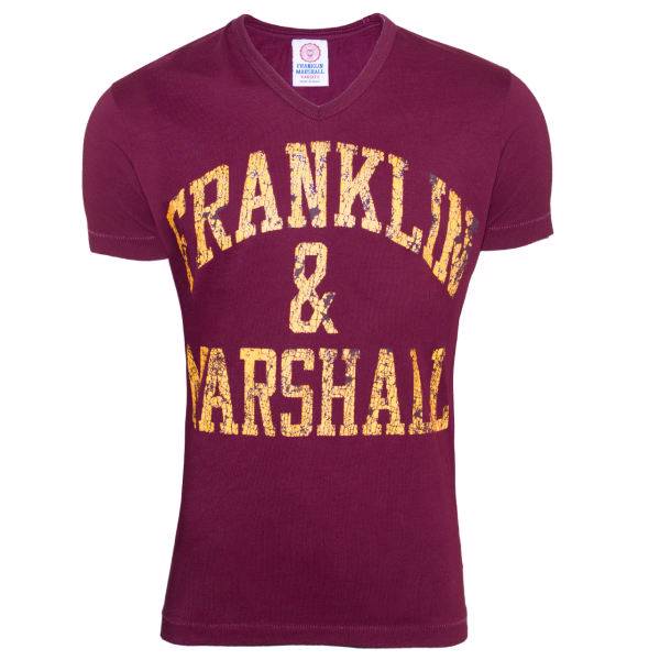 تی شرت مردانه فرانکلین مارشال مدل جرزی کد 166، Franklin Marshall Tshirt Jersey Round Neck Short code 166 for man