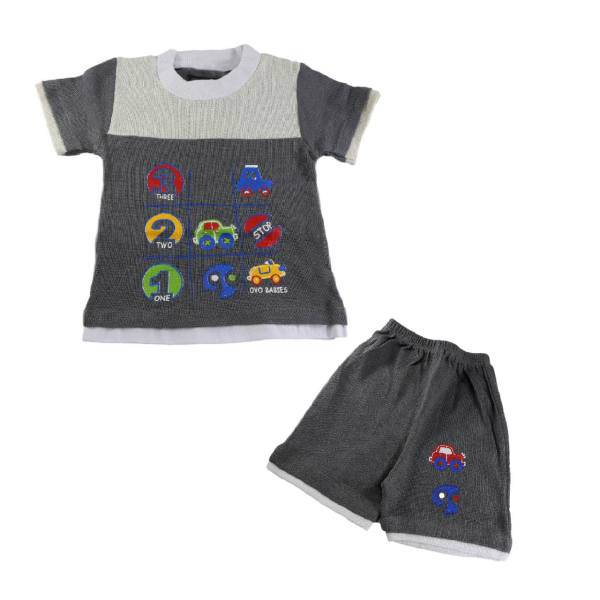ست تی شرت و شلوارک بچه گانه جی جی کو پسرانه کد 17، Jjco T-Shirt And Short Set For boy Kids 17