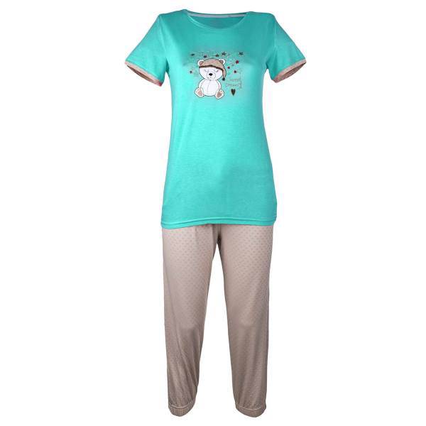 ست تی شرت و شلوارک زنانه ناربن مدل 2-933، Narbon T-Shirt And Short Pants 933-2 For Women